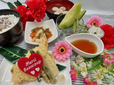 母の日メニュー　夢彩の舎