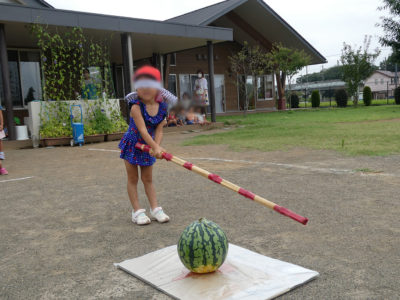 すいか割り りんご保育園