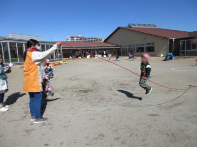 なわとび大会　いちご保育園