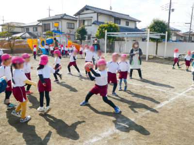 ドッジボール大会　りんご保育園