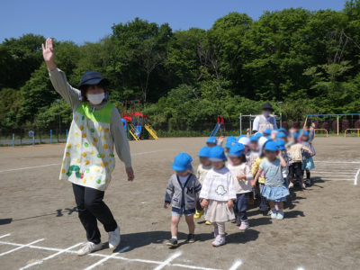 交通安全教室-踏切編- りんご保育園