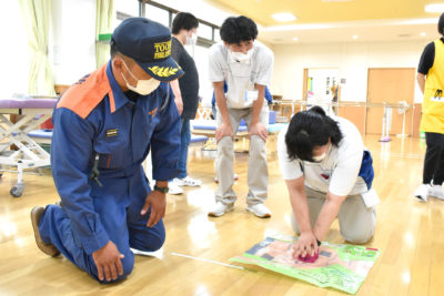 応急手当講習　ぶどうの舎