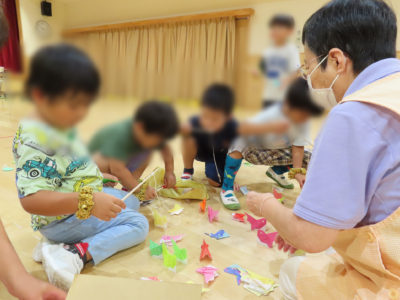 むかしあそび りんご保育園