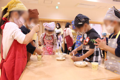 食育『さつまいもサラダ作り』　りんご保育園