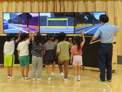 交通安全教室　りんご保育園