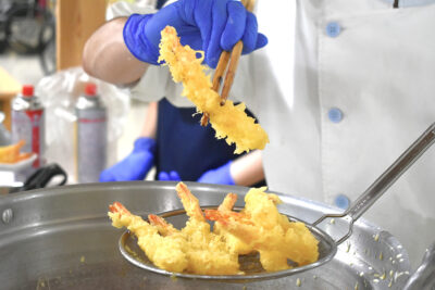 敬老祝い天ぷら祭り🦐ひまわり荘